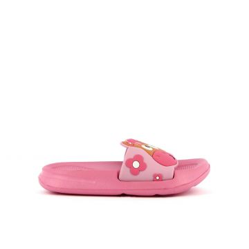 Ciabatte da mare fucsia con cartoon