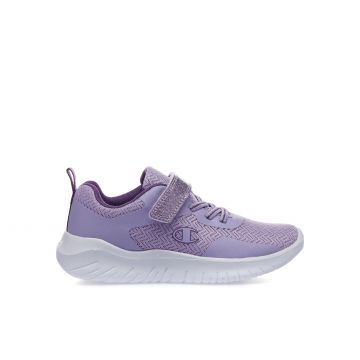 Sneakers da ginnastica lilla da bambina Softy Evolve con velcro