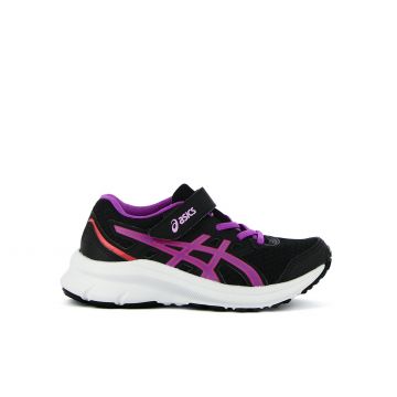Sneakers running Jolt 3 PS nere e fucsia da bimba