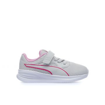Sneakers running da bambina grigie Transport