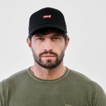 Cappellino nero con logo