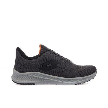 Sneakers uomo da running grigie in tessuto