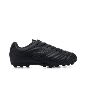 Scarpe da calcio nere con logo da ragazzo