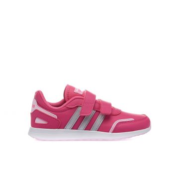 Sneakers bimba rosa da palestra Vs Switch 3 in pelle con strappi