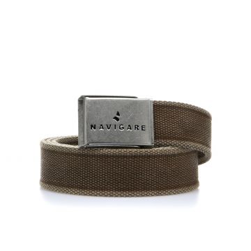 Cintura uomo marrone in tessuto