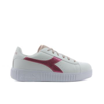 Sneakers da ragazza Game Step Metallic bianche e fucsia