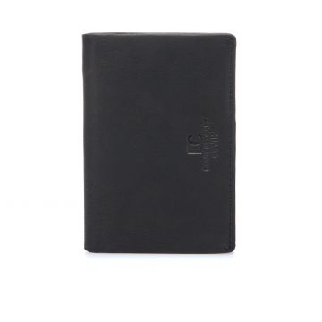 Portafoglio nero da uomo con porta carte