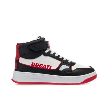 Sneakers basket bianche da ragazzo barsaba mid con logo
