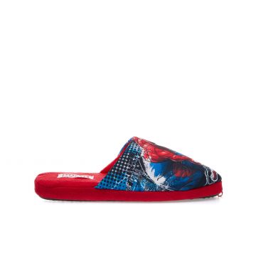 Ciabatte rosse da casa stampa Spiderman con elastico