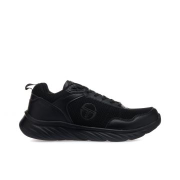 Sneakers uomo nere da palestra con logo