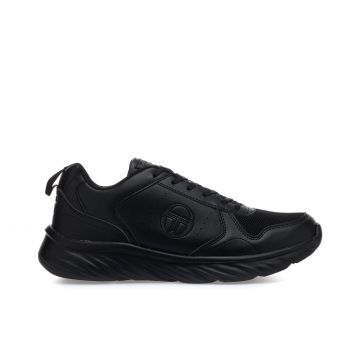 Sneakers uomo nere da palestra con lacci