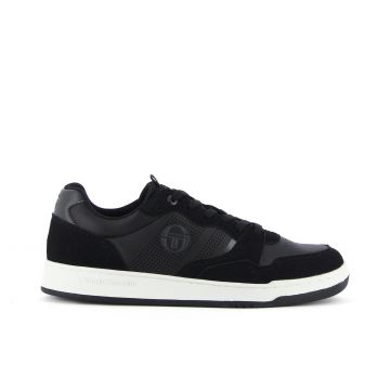 Sneakers uomo nere da basket con logo