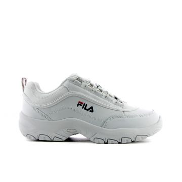 Sneakers da bambina bianche in pelle