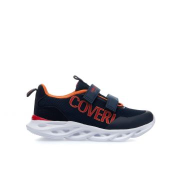 Sneakers blu con maxi suola