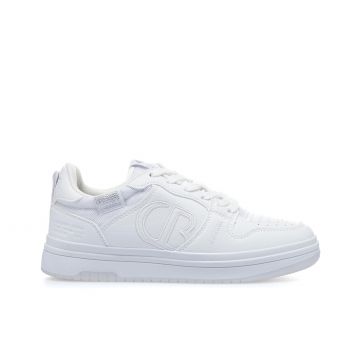 Sneakers bianche con logo