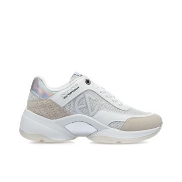 Sneakers bianche maxi suola