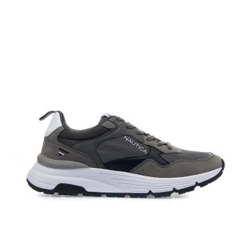 Sneakers grigie in pelle uomo Nautica