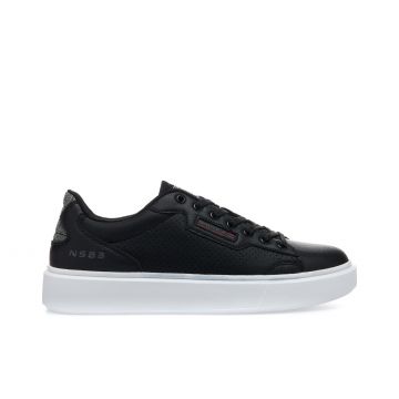 Sneakers nere con lacci