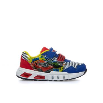 Sneakers blu con luci cartoon Hot Wheels