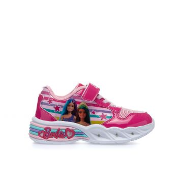 Sneakers fucsia cartoon Barbie con lucine