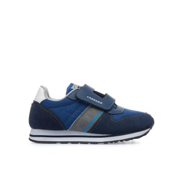 Sneakers blu con maxi velcro
