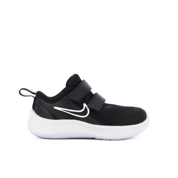 Sneakers running da bambino nere Star Runner 3 con velcro