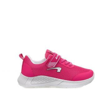 Sneakers fucsia running da bimbo con velcro
