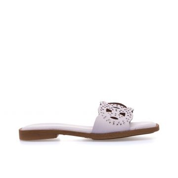 Ciabattine rosa chiaro con micro strass