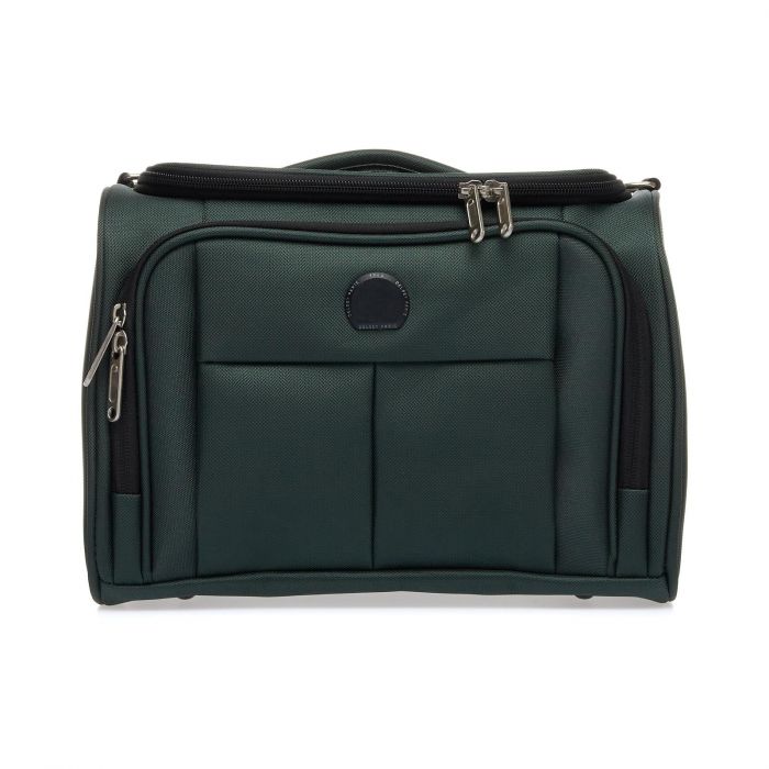 Borsa da viaggio verde con tracolla