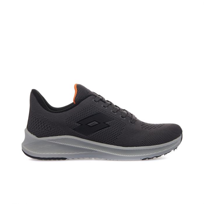 Sneakers uomo da running grigie in tessuto