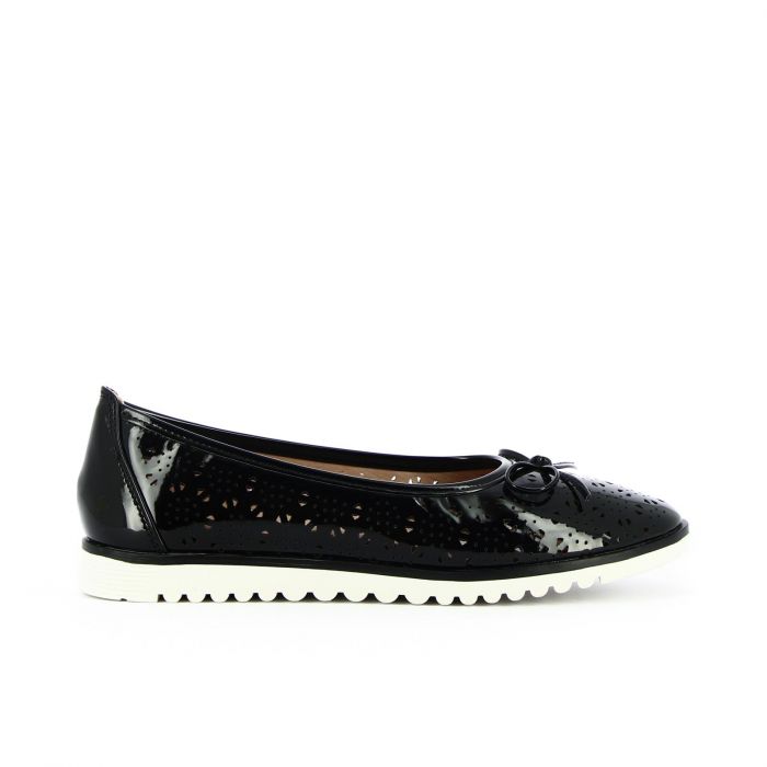 Ballerine nere traforate