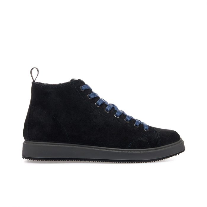 Polacchini blu in suede