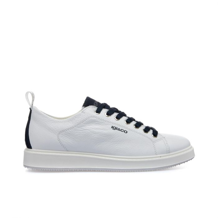 Sneakers bianche da uomo in pelle