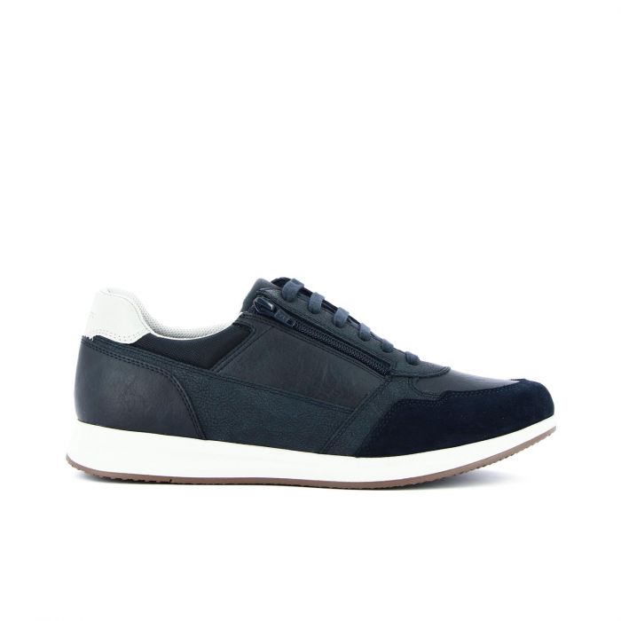 Sneakers blu con zip