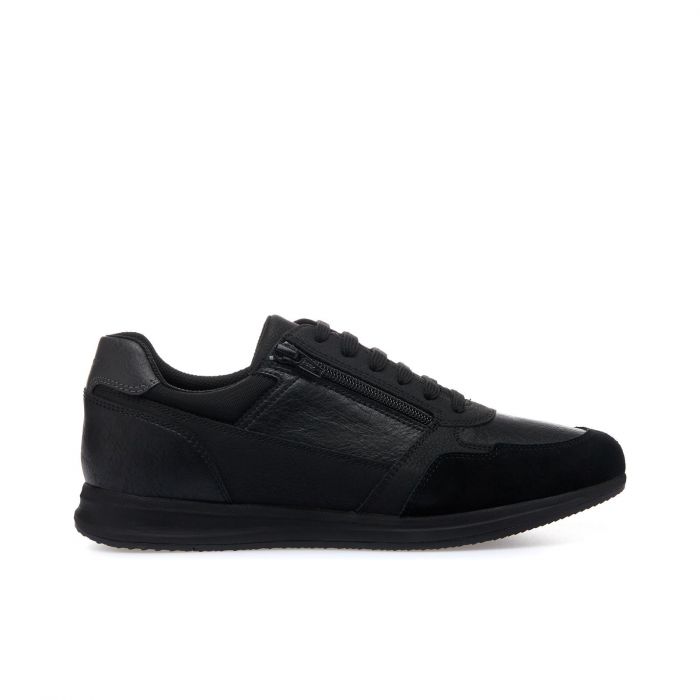 Sneakers nere con lacci e zip