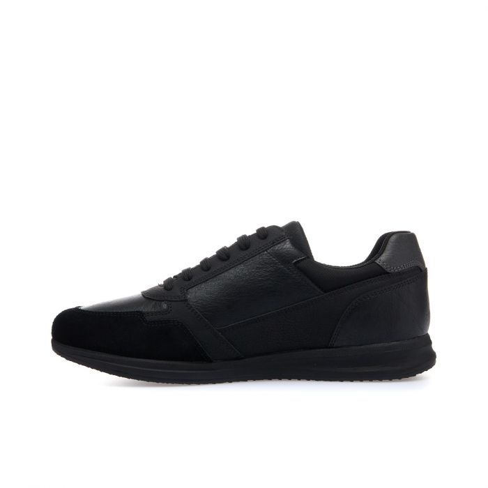 Sneakers nere con lacci e zip