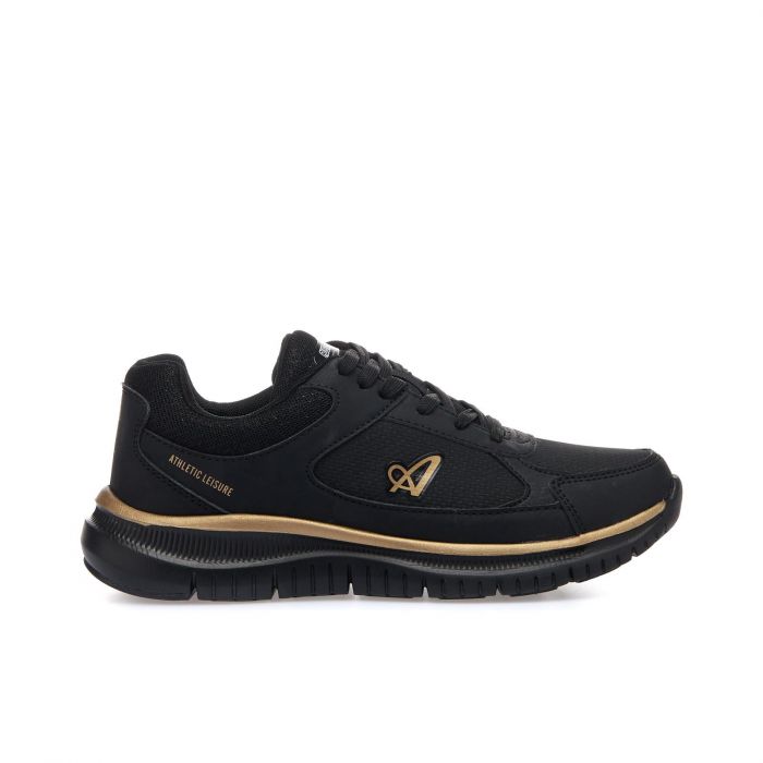 Sneakers da running nere AM 508 con dettagli oro