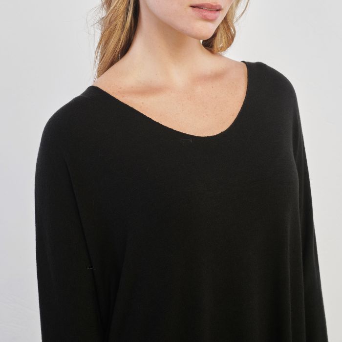 Maglia morbida nera
