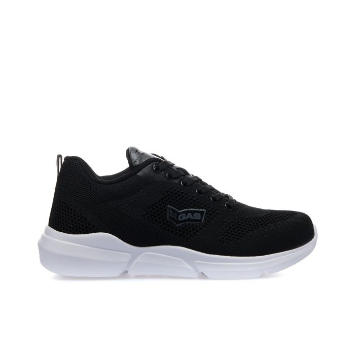 Sneakers nere in tessuto con logo