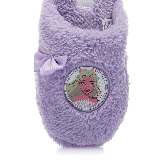 Ciabatte bambina da casa viola con stampa frozen