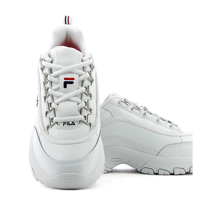 Sneakers da ragazza bianche in pelle