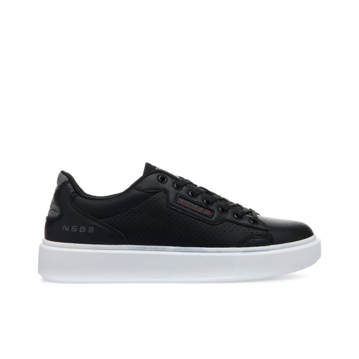 Sneakers nere con lacci