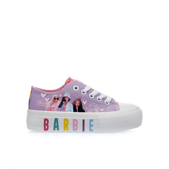 Sneakers lilla basse cartoon Barbie