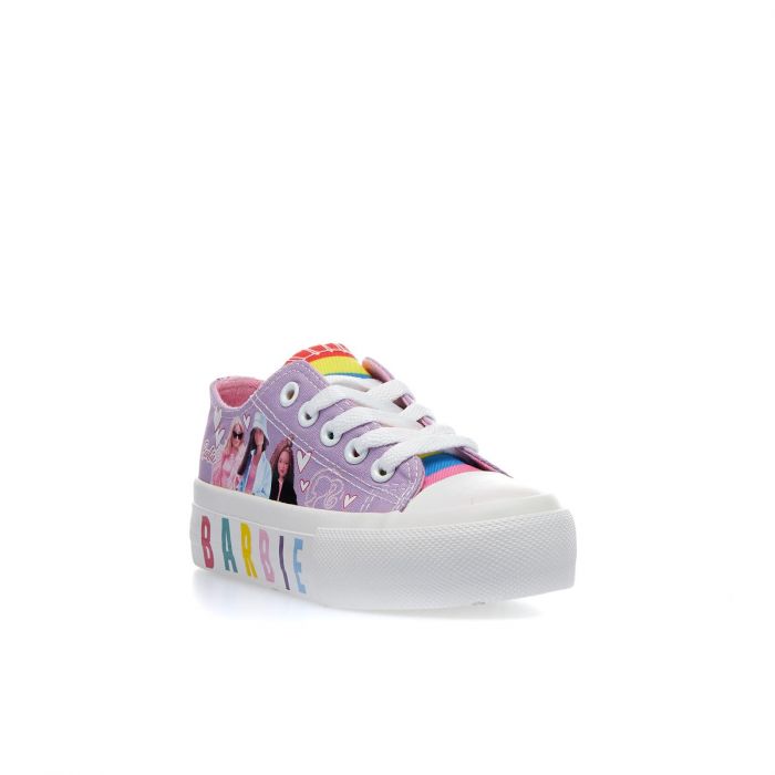 Sneakers lilla basse cartoon Barbie