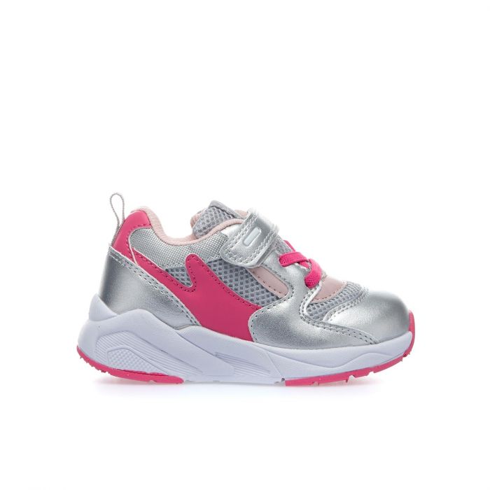 Sneakers fucsia bambina Kid bicolor