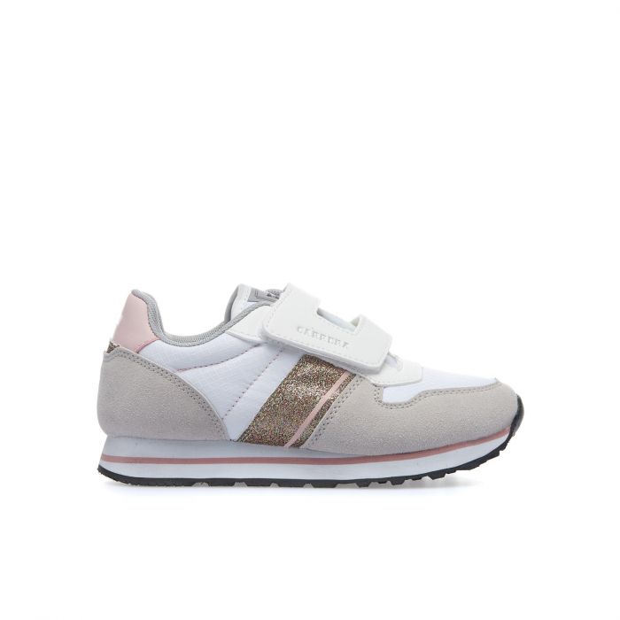 Sneakers bianche con maxi velcro