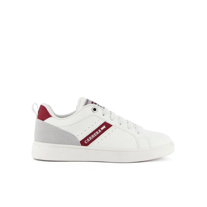 Sneakers bianche con lacci e logo