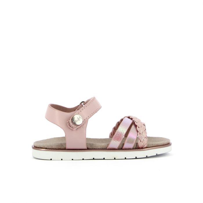 Sandali rosa con velcro