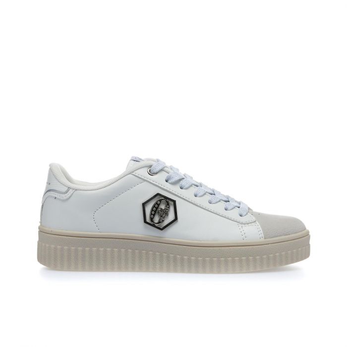 Sneakers bianche con logo