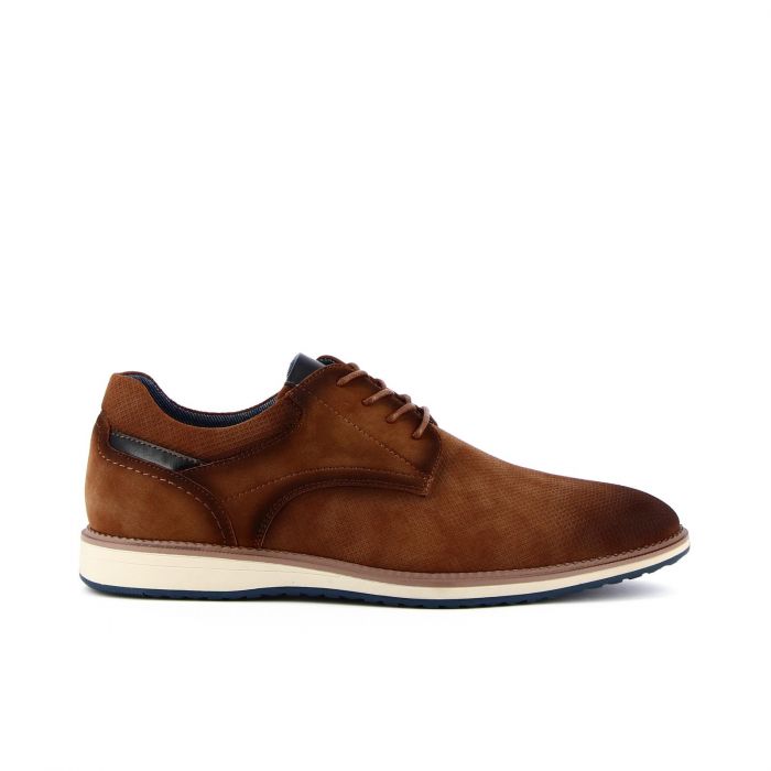 Scarpe stringate casual cuoio da uomo